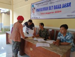 Tangani Kemiskinan dengan Bansos, Desa Menyono Bekali Warga dengan Skill Kerja
